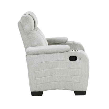 Ronan Light Gray Double Reclining Living Room Set from Homelegance - Luna Furniture