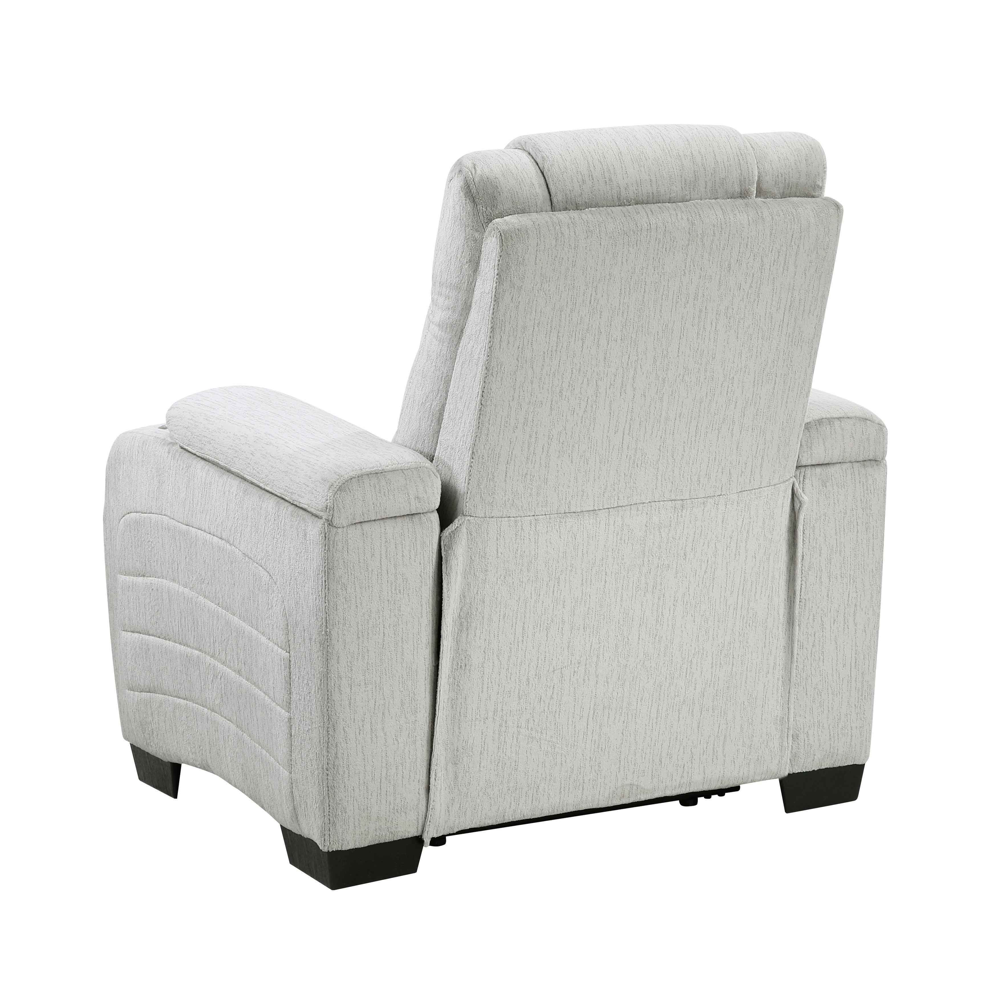 Ronan Light Gray Double Reclining Living Room Set from Homelegance - Luna Furniture