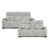 8455GRY*2 2pc Set: Sofa, Love - 8455GRY*2