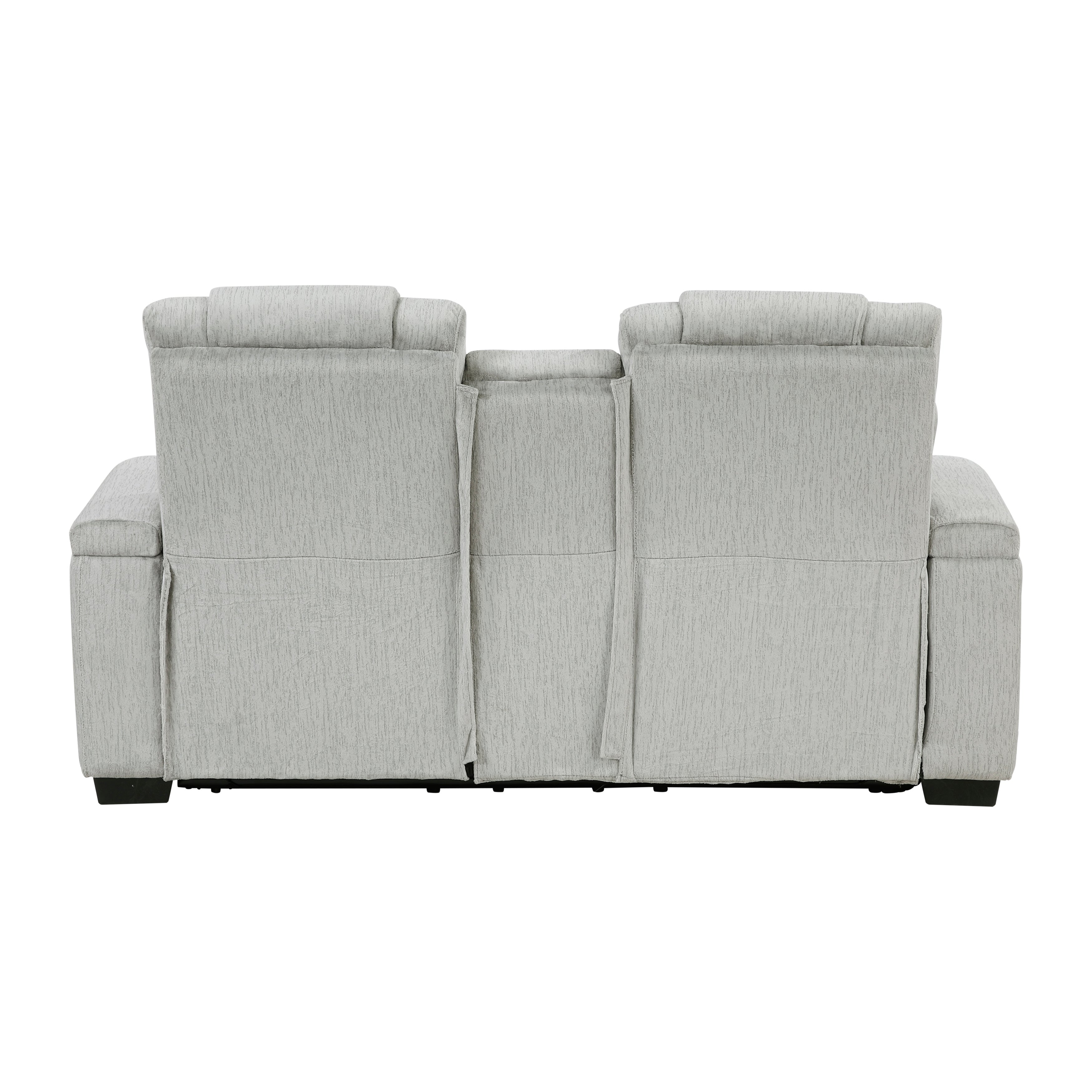 8455GRY*2 2pc Set: Sofa, Love - 8455GRY*2