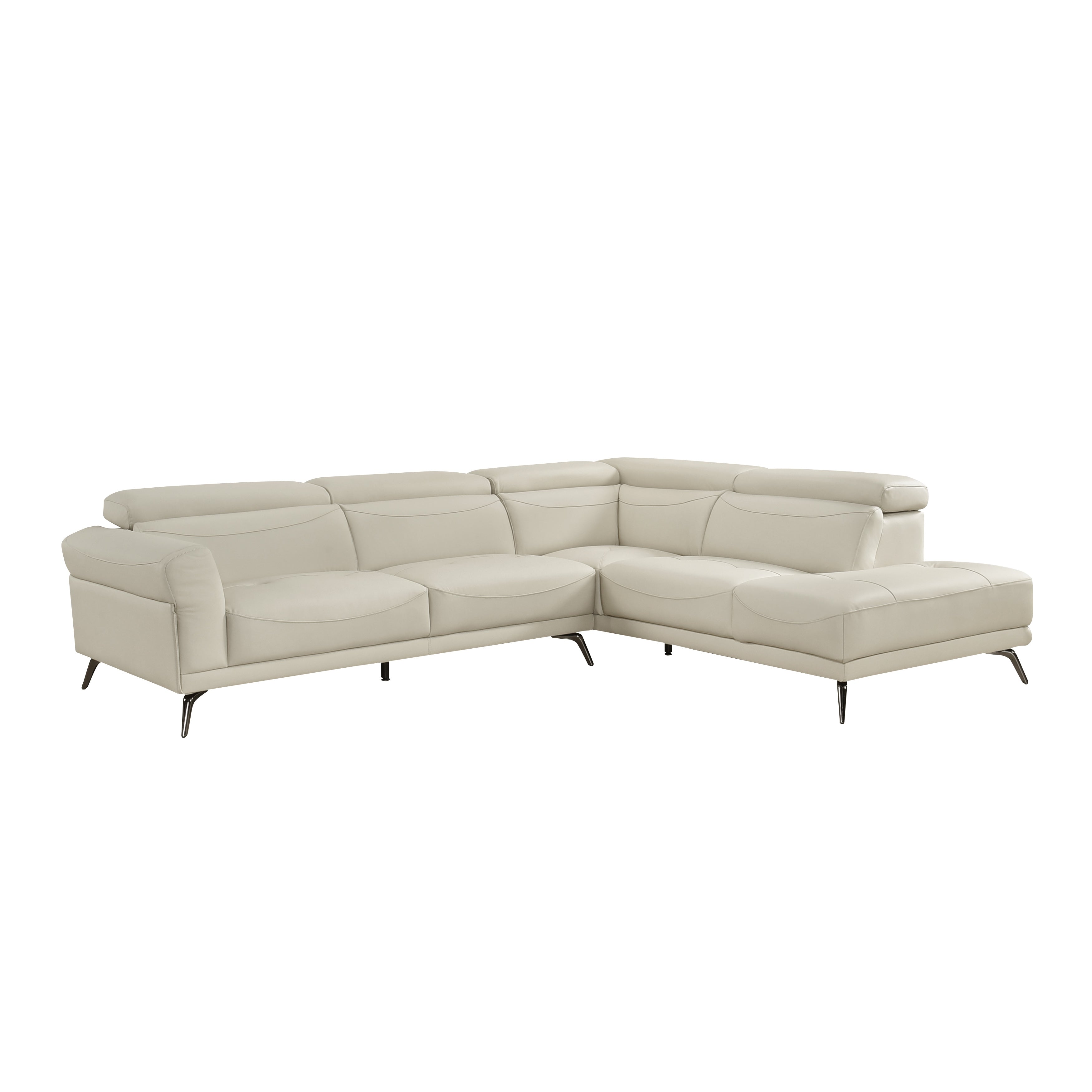 8456BEG*22LRC (2)2-Piece Sectional with Right Side Chaise - 8456BEG*22LRC