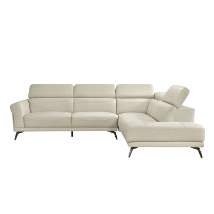 8456BEG*22LRC (2)2-Piece Sectional with Right Side Chaise - 8456BEG*22LRC