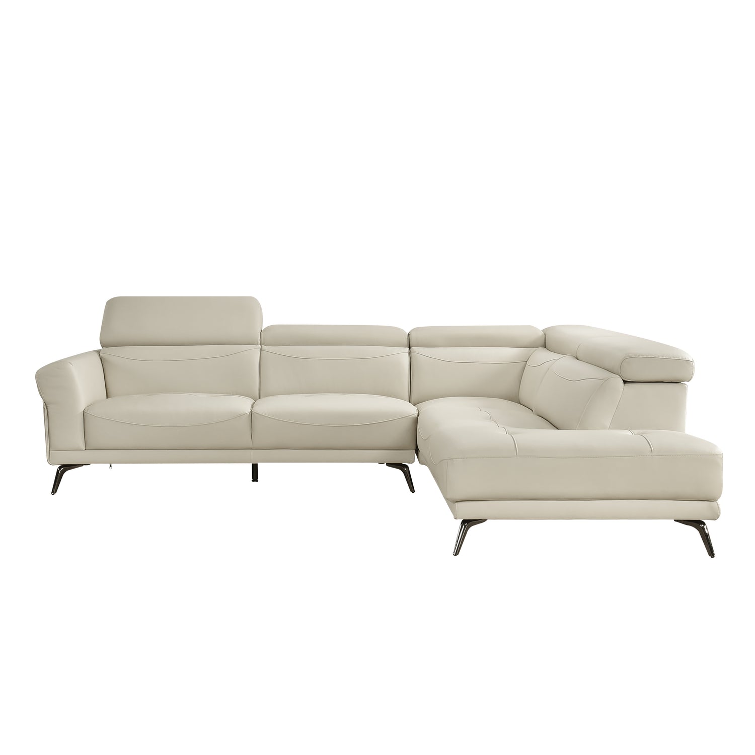 8456BEG*22LRC (2)2-Piece Sectional with Right Side Chaise - 8456BEG*22LRC