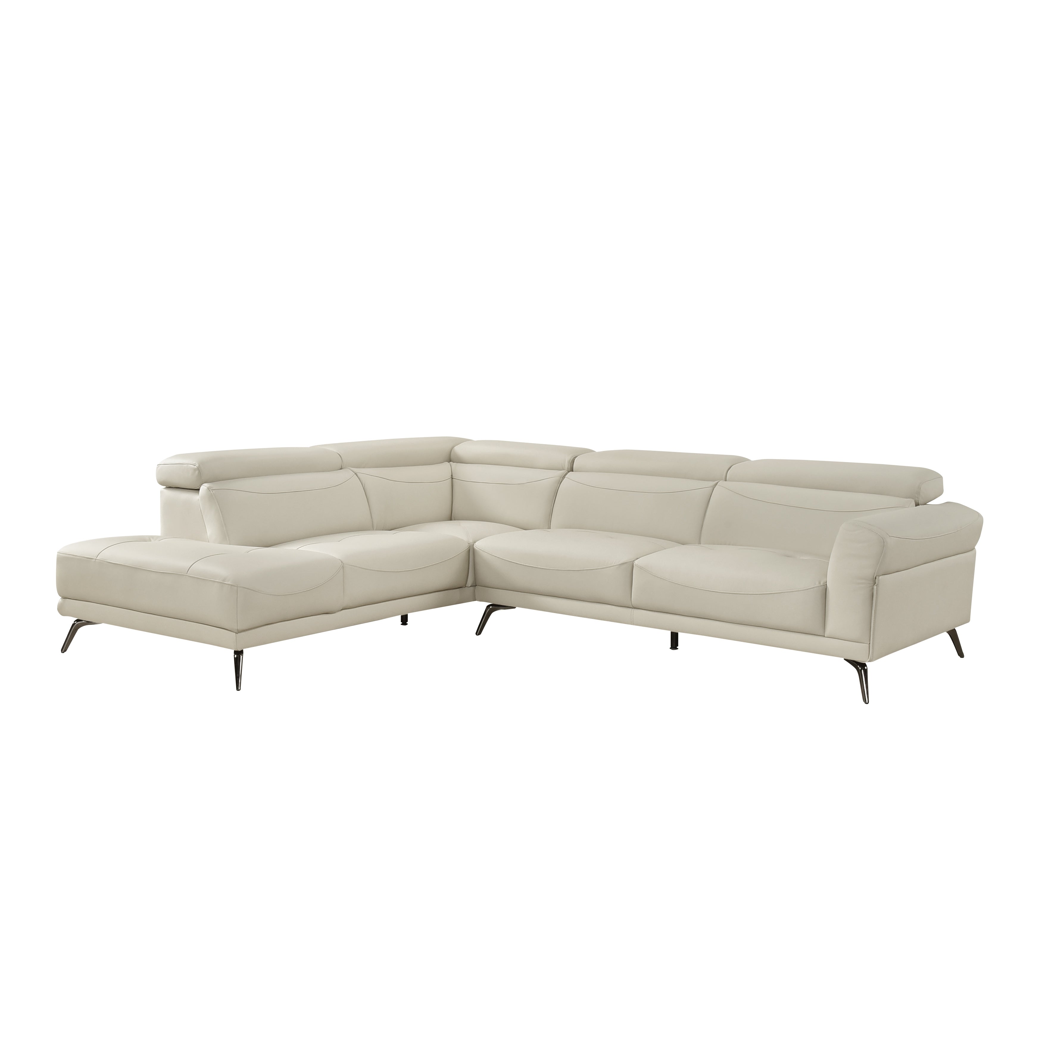 8456BEG*2LC2R (2)2-Piece Sectional with Left Side Chaise - 8456BEG*2LC2R