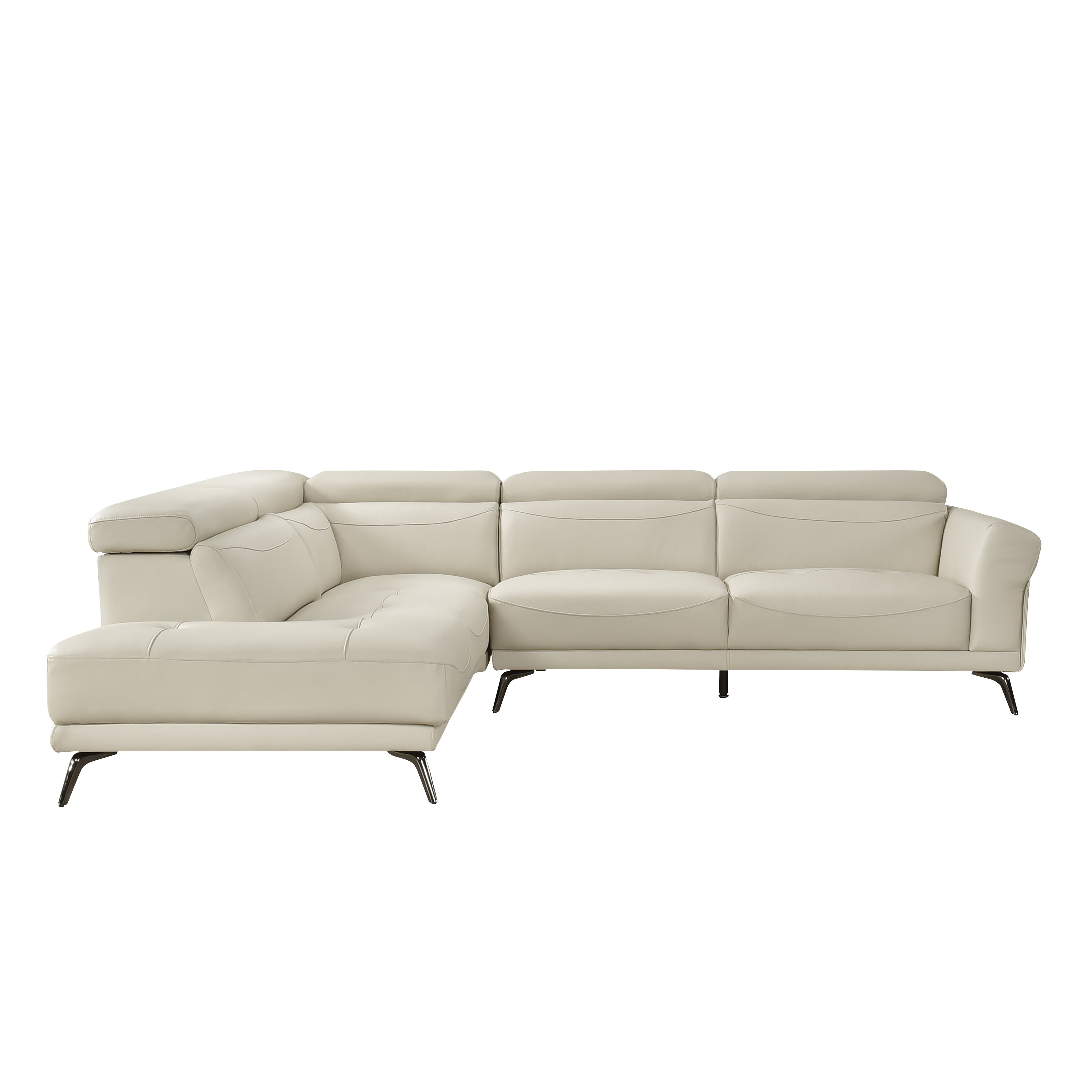 8456BEG*2LC2R (2)2-Piece Sectional with Left Side Chaise - 8456BEG*2LC2R