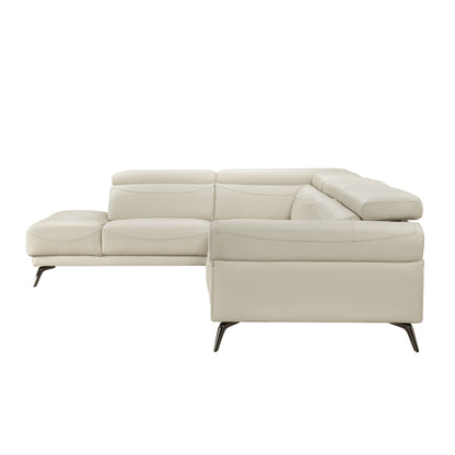 8456BEG*2LC2R (2)2-Piece Sectional with Left Side Chaise - 8456BEG*2LC2R