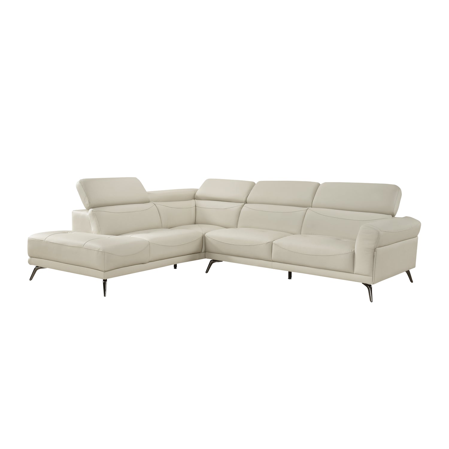 8456BEG*2LC2R (2)2-Piece Sectional with Left Side Chaise - 8456BEG*2LC2R