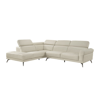 8456BEG*2LC2R (2)2-Piece Sectional with Left Side Chaise - 8456BEG*2LC2R