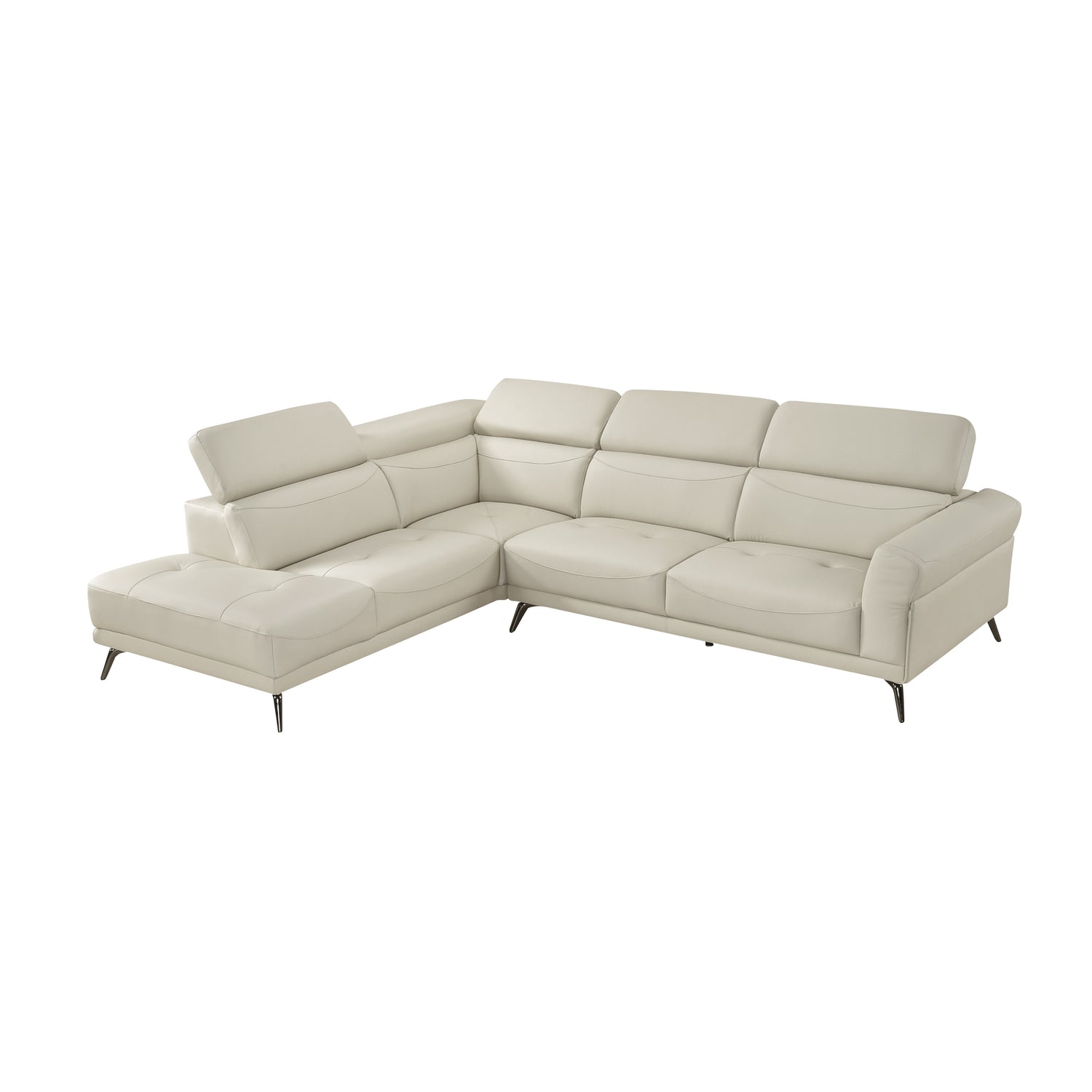8456BEG*2LC2R (2)2-Piece Sectional with Left Side Chaise - 8456BEG*2LC2R