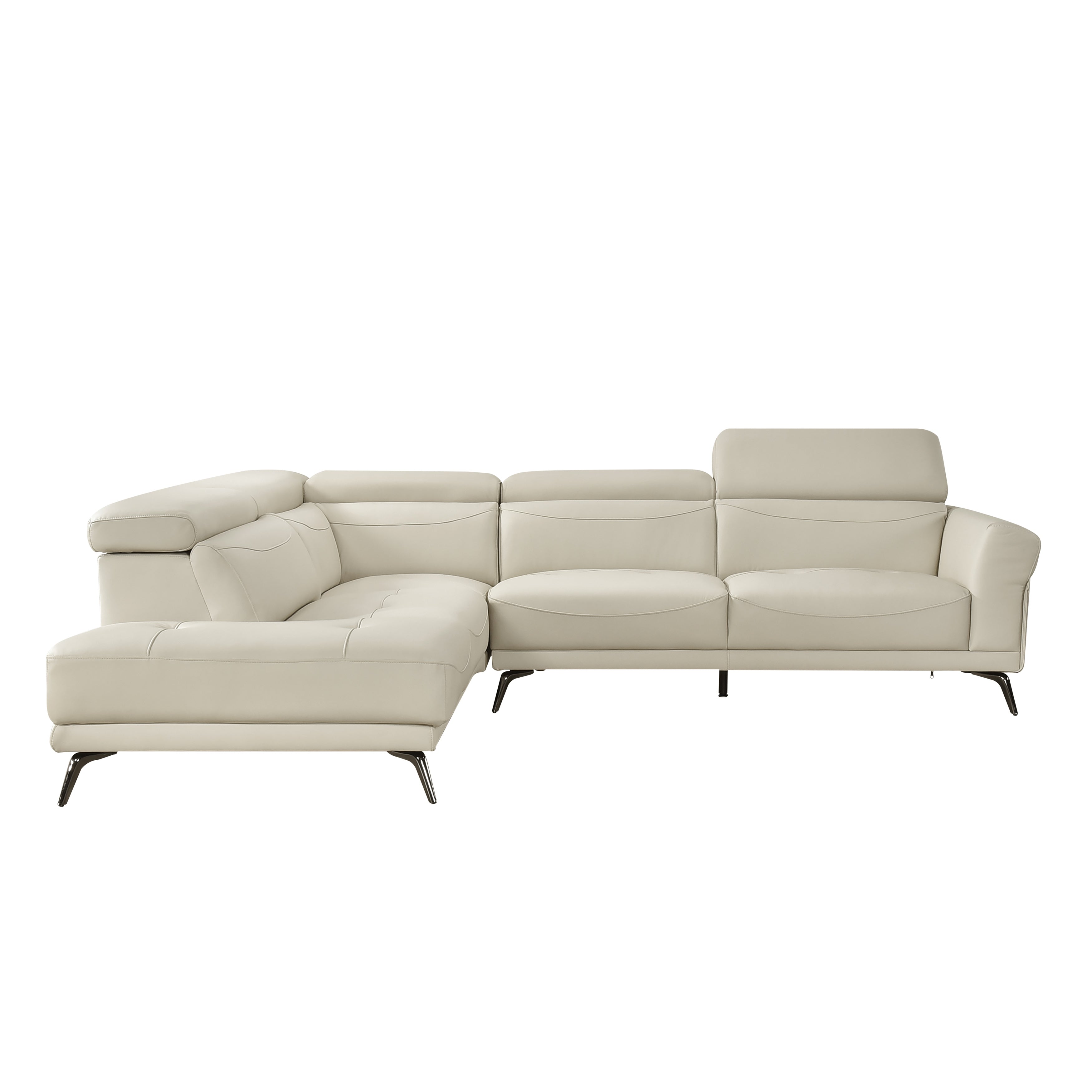 8456BEG*2LC2R (2)2-Piece Sectional with Left Side Chaise - 8456BEG*2LC2R