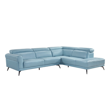 8456BUE*22LRC (2)2-Piece Sectional with Right Side Chaise - 8456BUE*22LRC