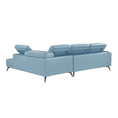 8456BUE*22LRC (2)2-Piece Sectional with Right Side Chaise - 8456BUE*22LRC