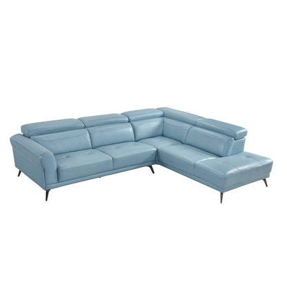 8456BUE*22LRC (2)2-Piece Sectional with Right Side Chaise - 8456BUE*22LRC
