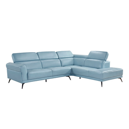 8456BUE*22LRC (2)2-Piece Sectional with Right Side Chaise - 8456BUE*22LRC
