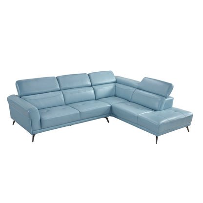 8456BUE*22LRC (2)2-Piece Sectional with Right Side Chaise - 8456BUE*22LRC