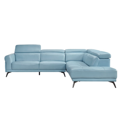 8456BUE*22LRC (2)2-Piece Sectional with Right Side Chaise - 8456BUE*22LRC