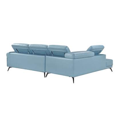 8456BUE*2LC2R (2)2-Piece Sectional with Left Side Chaise - 8456BUE*2LC2R