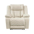 8457BEG-1PW Power Reclining Chair with LED and Charging Ports - 8457BEG-1PW