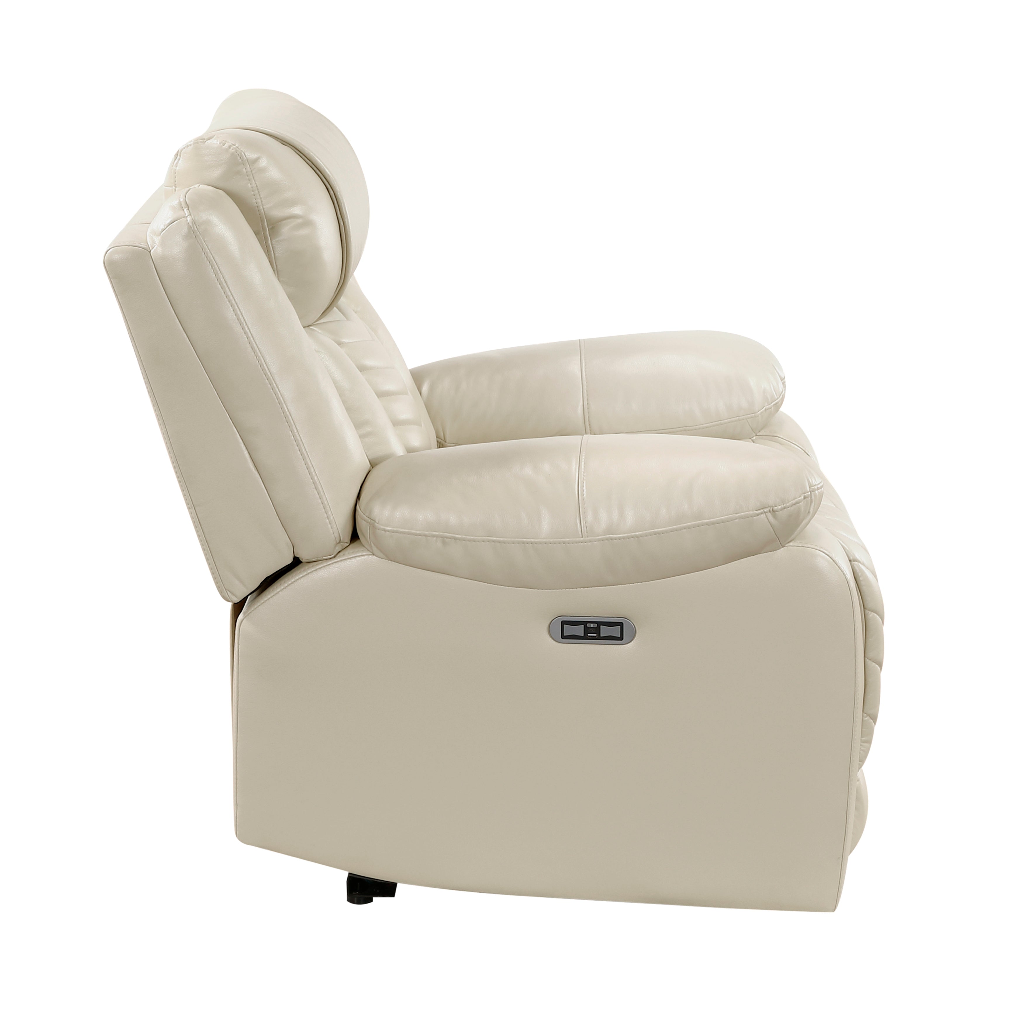 8457BEG-1PW Power Reclining Chair with LED and Charging Ports - 8457BEG-1PW