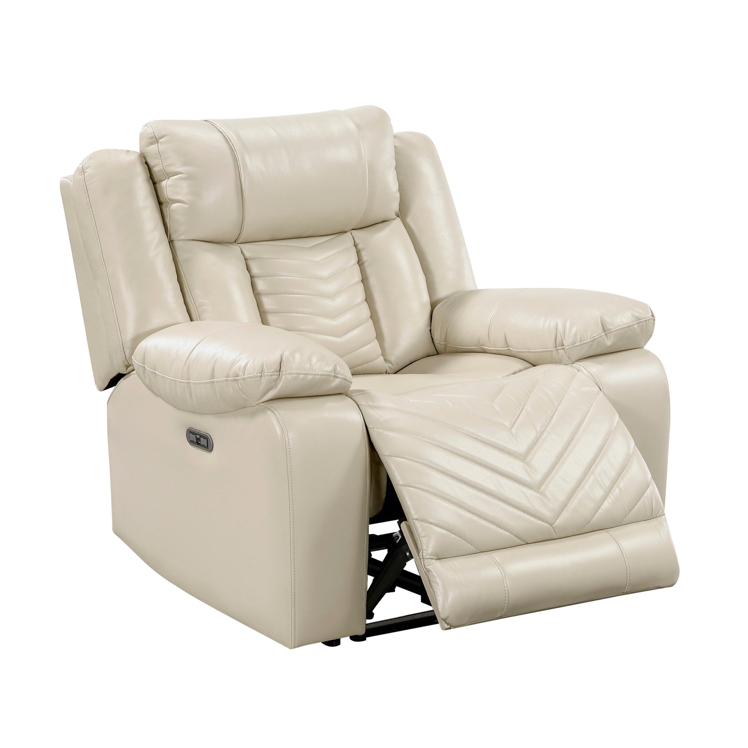 Huron Beige Power Reclining Chair from Homelegance - Luna Furniture