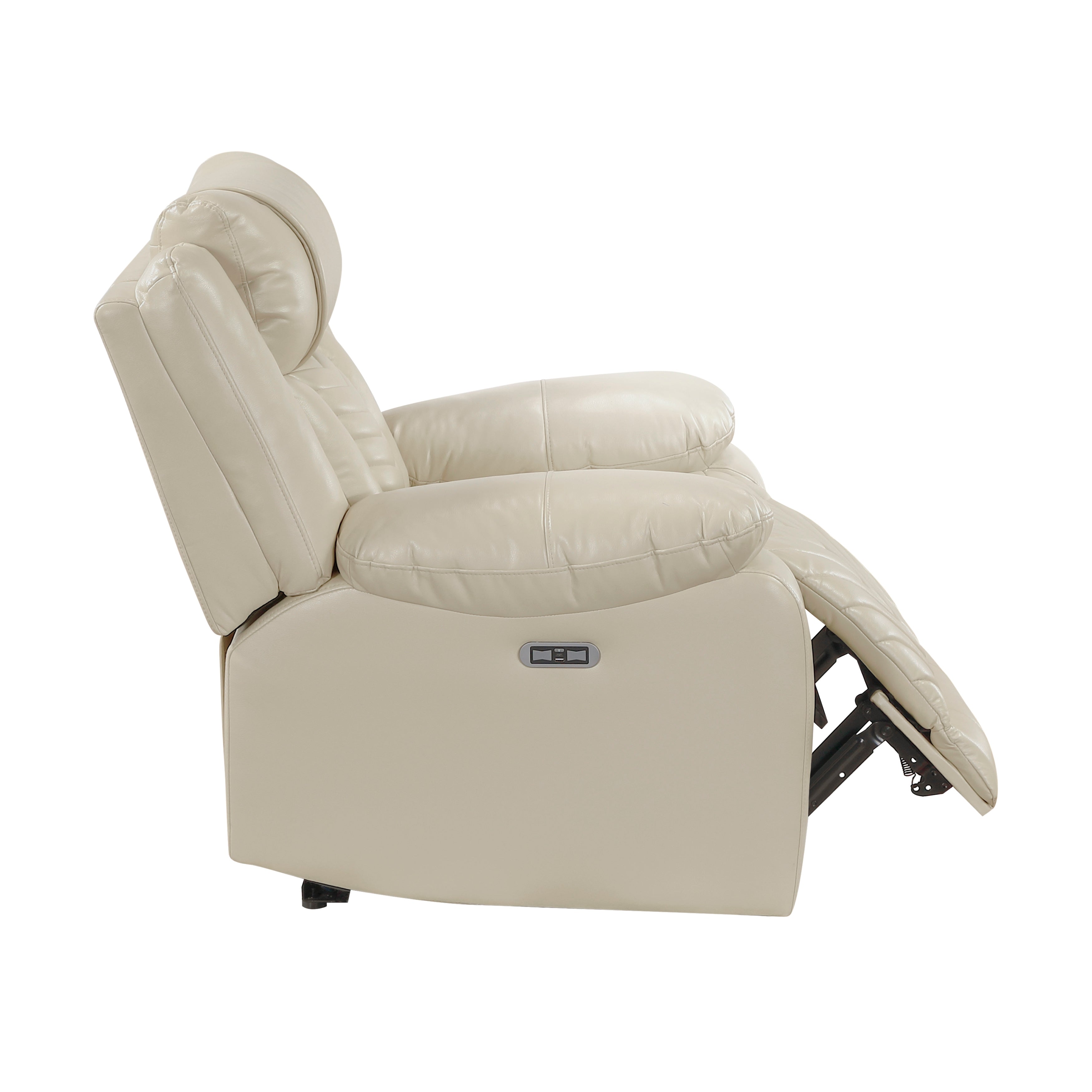 Huron Beige Power Reclining Chair from Homelegance - Luna Furniture