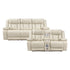 8457BEG*2PW 2pc Set: Sofa, Love (Power) - 8457BEG*2PW