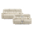 8457BEG*2PW 2pc Set: Sofa, Love (Power) - 8457BEG*2PW