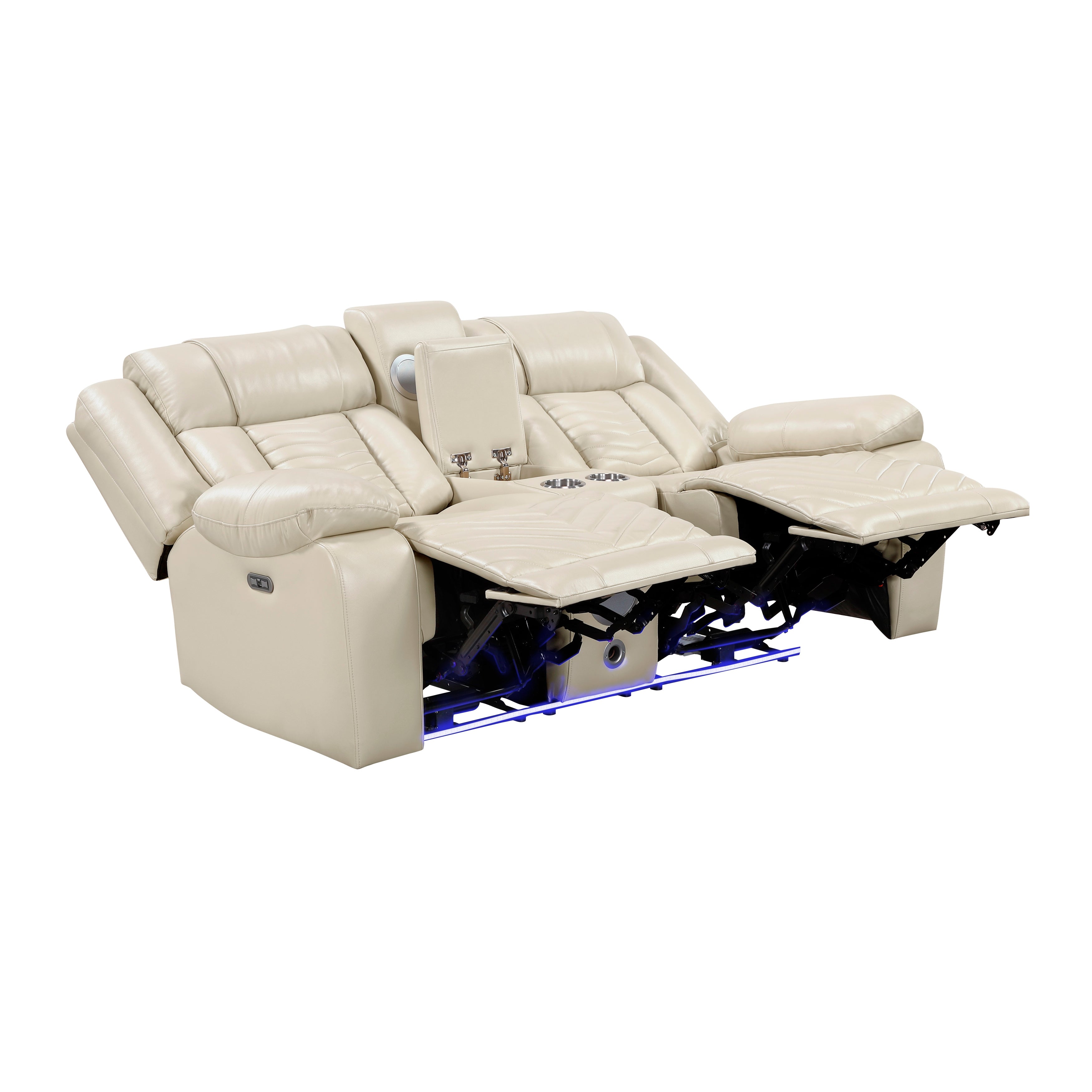 8457BEG*2PW 2pc Set: Sofa, Love (Power) - 8457BEG*2PW