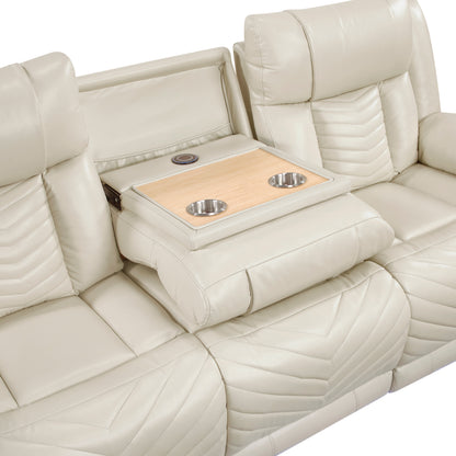 8457BEG*2PW 2pc Set: Sofa, Love (Power) - 8457BEG*2PW