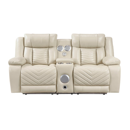 8457BEG*2PW 2pc Set: Sofa, Love (Power) - 8457BEG*2PW