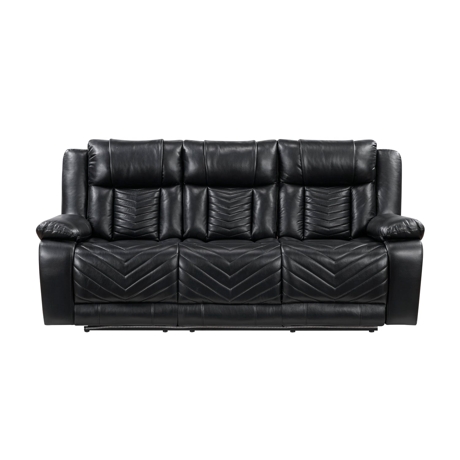 8457BLK*2PW 2pc Set: Sofa, Love (Power) - 8457BLK*2PW