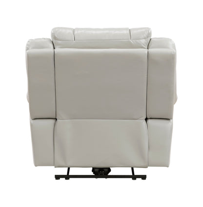 Huron Gray Power Double Reclining Living Room Set from Homelegance - Luna Furniture