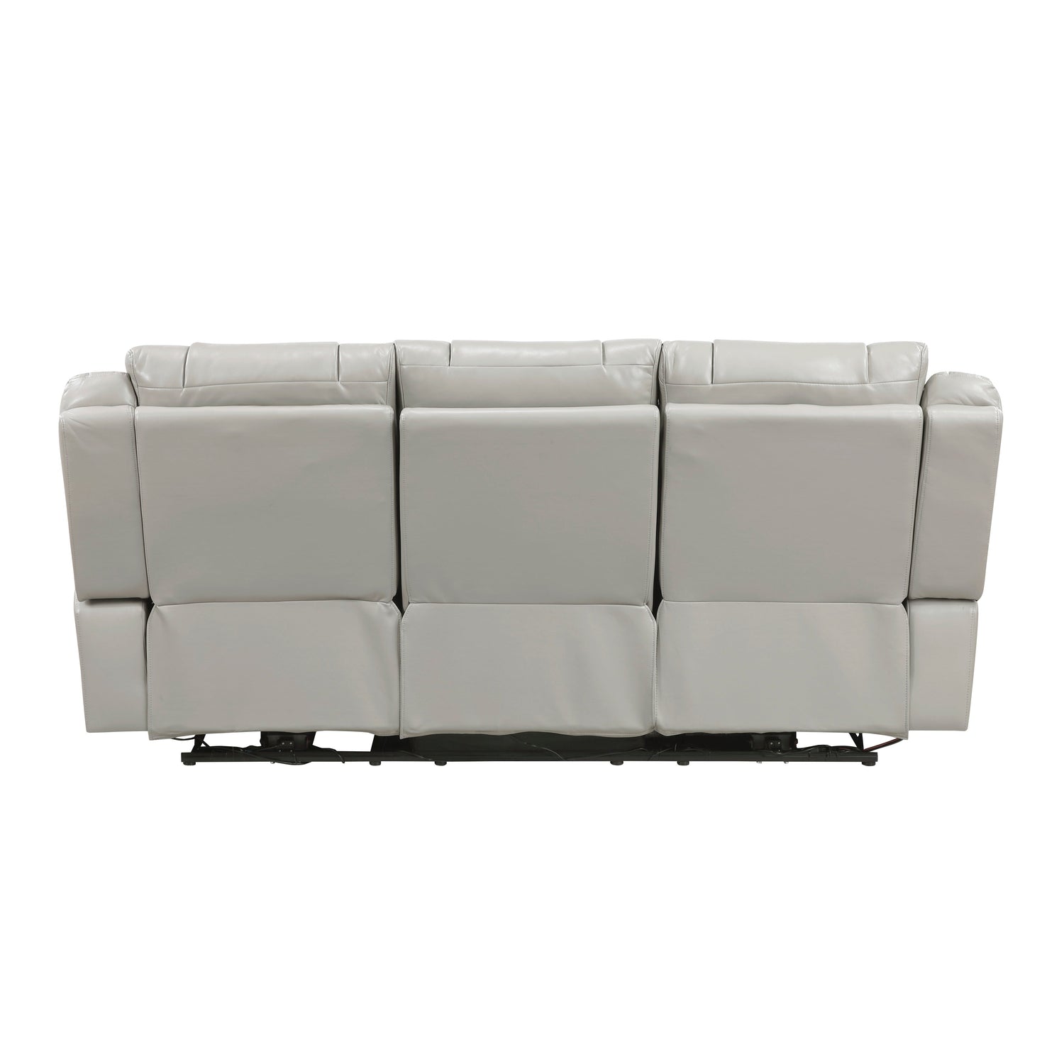 Huron Gray Power Double Reclining Living Room Set from Homelegance - Luna Furniture