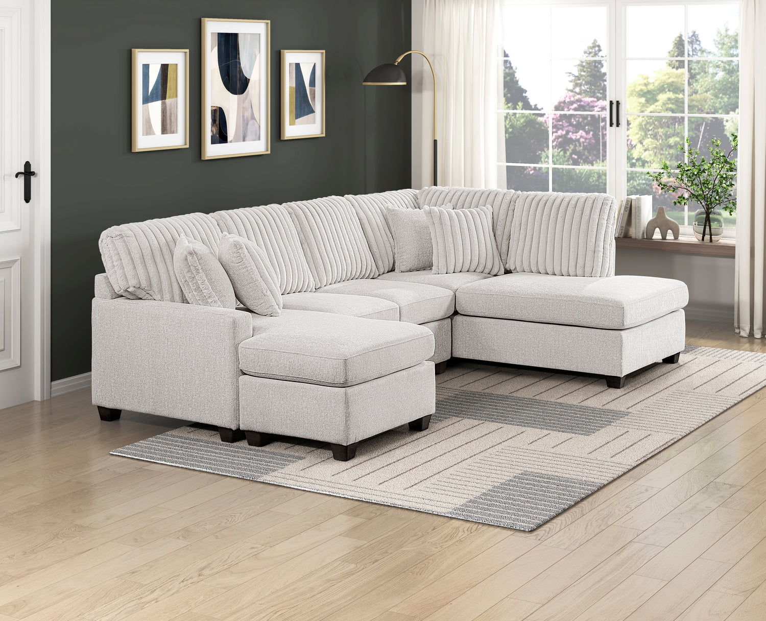 8470TPE*23LCRC (2)2-Piece Sectional with Chaise - 8470TPE*23LCRC