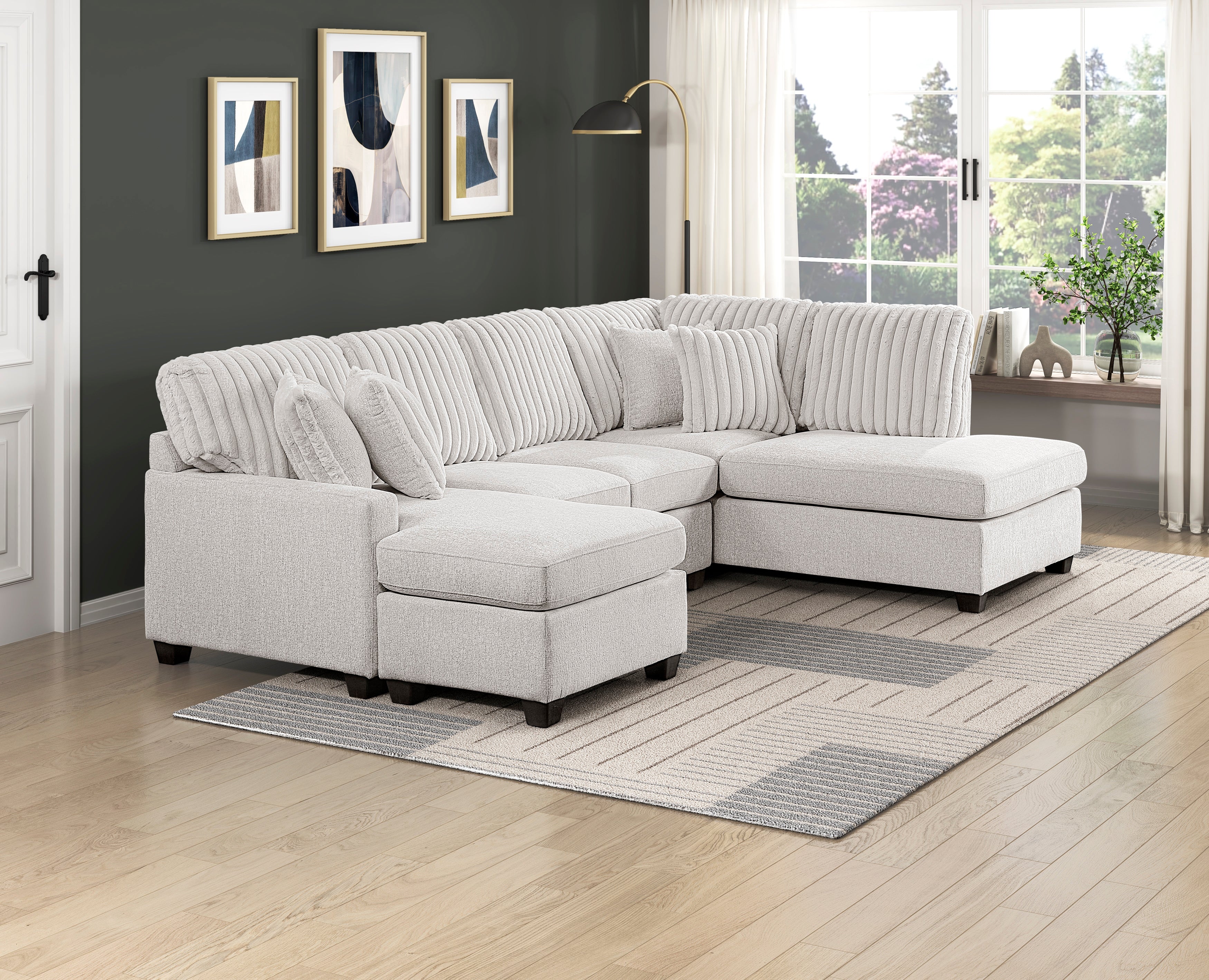 8470TPE*23LCRC (2)2-Piece Sectional with Chaise - 8470TPE*23LCRC