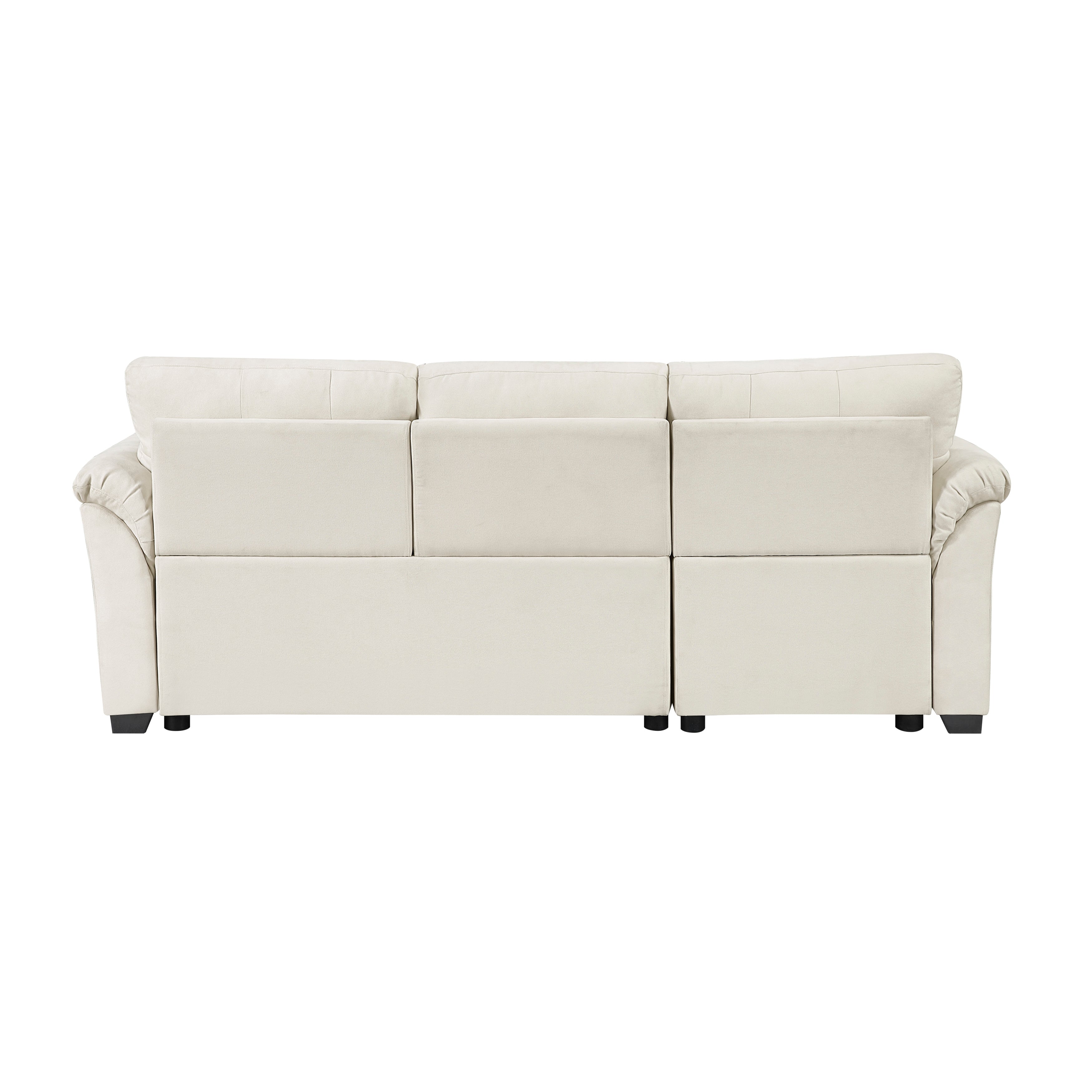 8477BEG*SC (3)2-Piece Reversible Sectional with Reversible Chaise, Hidden Storage and Pull-out Bed - 8477BEG*SC