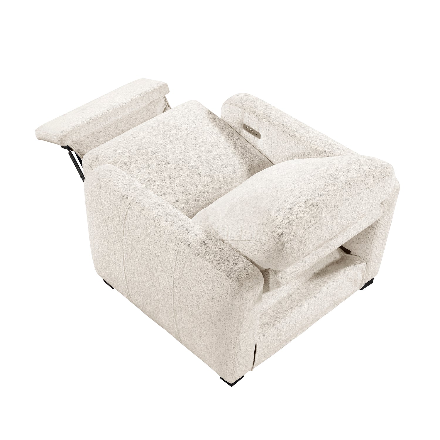 8479BEG-1PW Power Reclining Chair with USB Charging Ports - 8479BEG-1PW