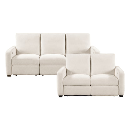 8479BEG*2PW 2pc Set: Sofa, Love (Power) - 8479BEG*2PW