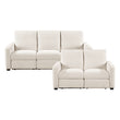 8479BEG*2PW 2pc Set: Sofa, Love (Power) - 8479BEG*2PW