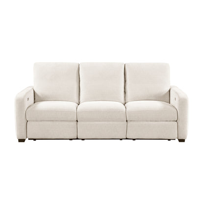 8479BEG*2PW 2pc Set: Sofa, Love (Power) - 8479BEG*2PW