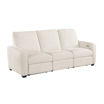 8479BEG*2PW 2pc Set: Sofa, Love (Power) - 8479BEG*2PW