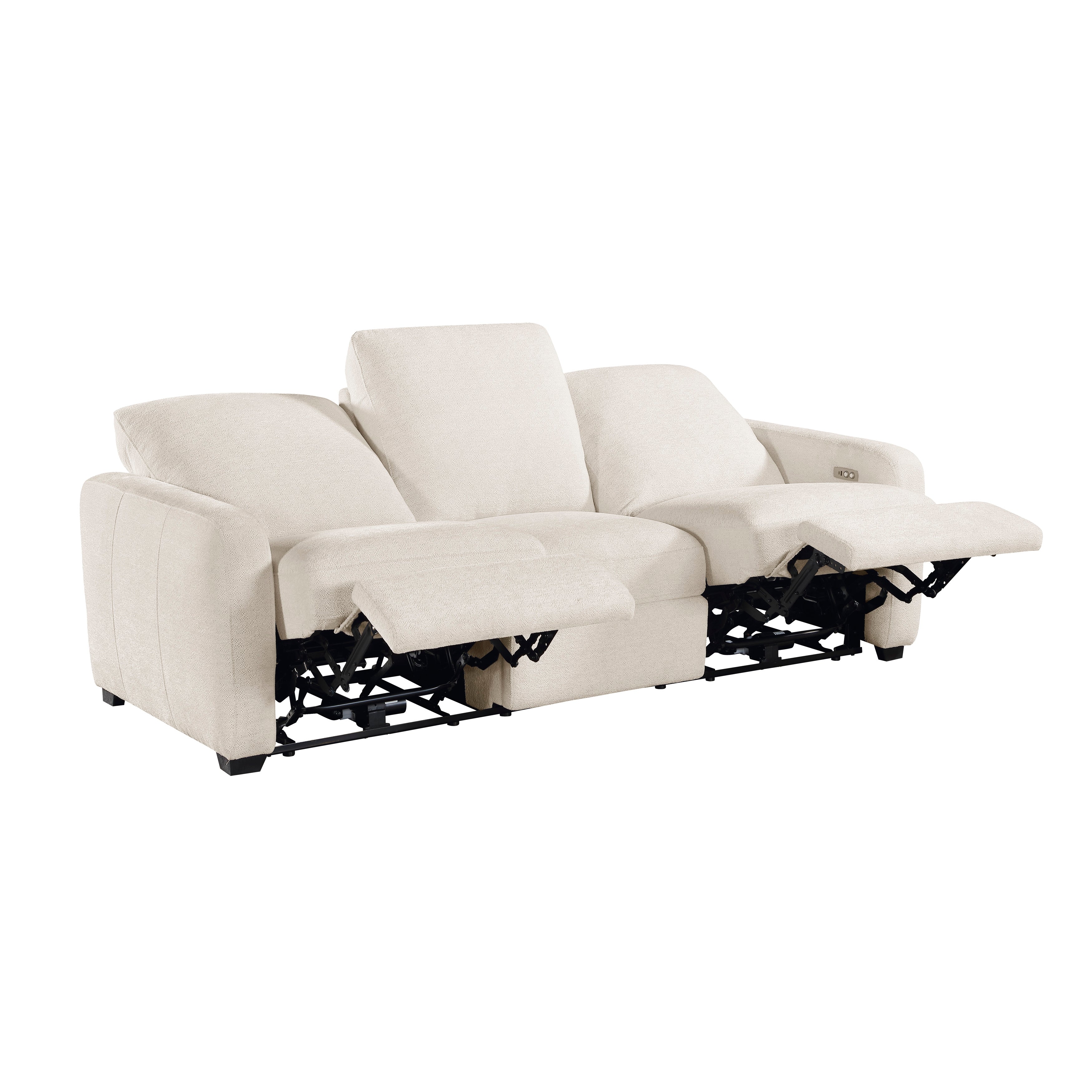 8479BEG*2PW 2pc Set: Sofa, Love (Power) - 8479BEG*2PW