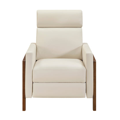 8489BEG-1PB Push Back Reclining Chair - 8489BEG-1PB