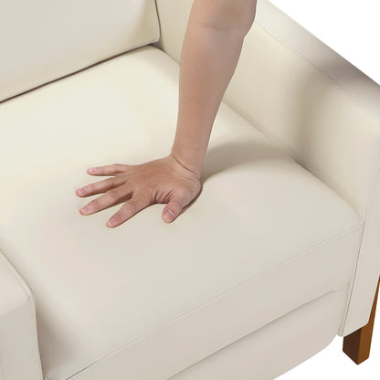 8489BEG-1PB Push Back Reclining Chair - 8489BEG-1PB