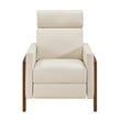8489BEG-1PB Push Back Reclining Chair - 8489BEG-1PB