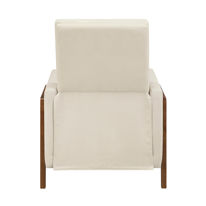 8489BEG-1PB Push Back Reclining Chair - 8489BEG-1PB