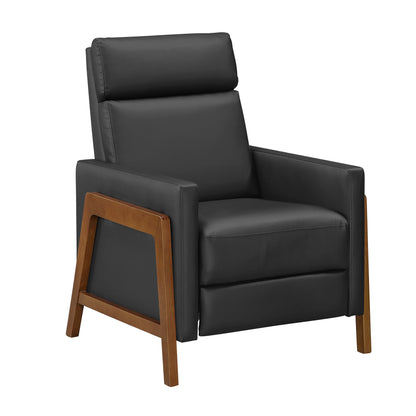8489BLK-1PB Push Back Reclining Chair - 8489BLK-1PB