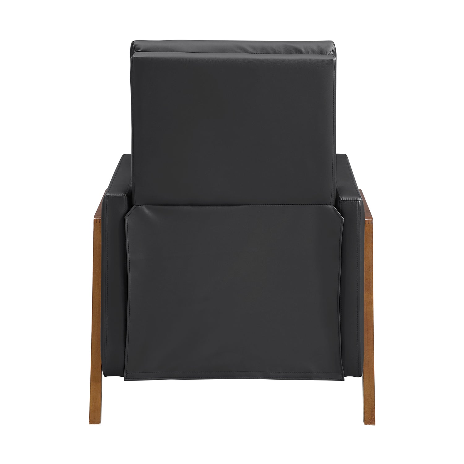 8489BLK-1PB Push Back Reclining Chair - 8489BLK-1PB