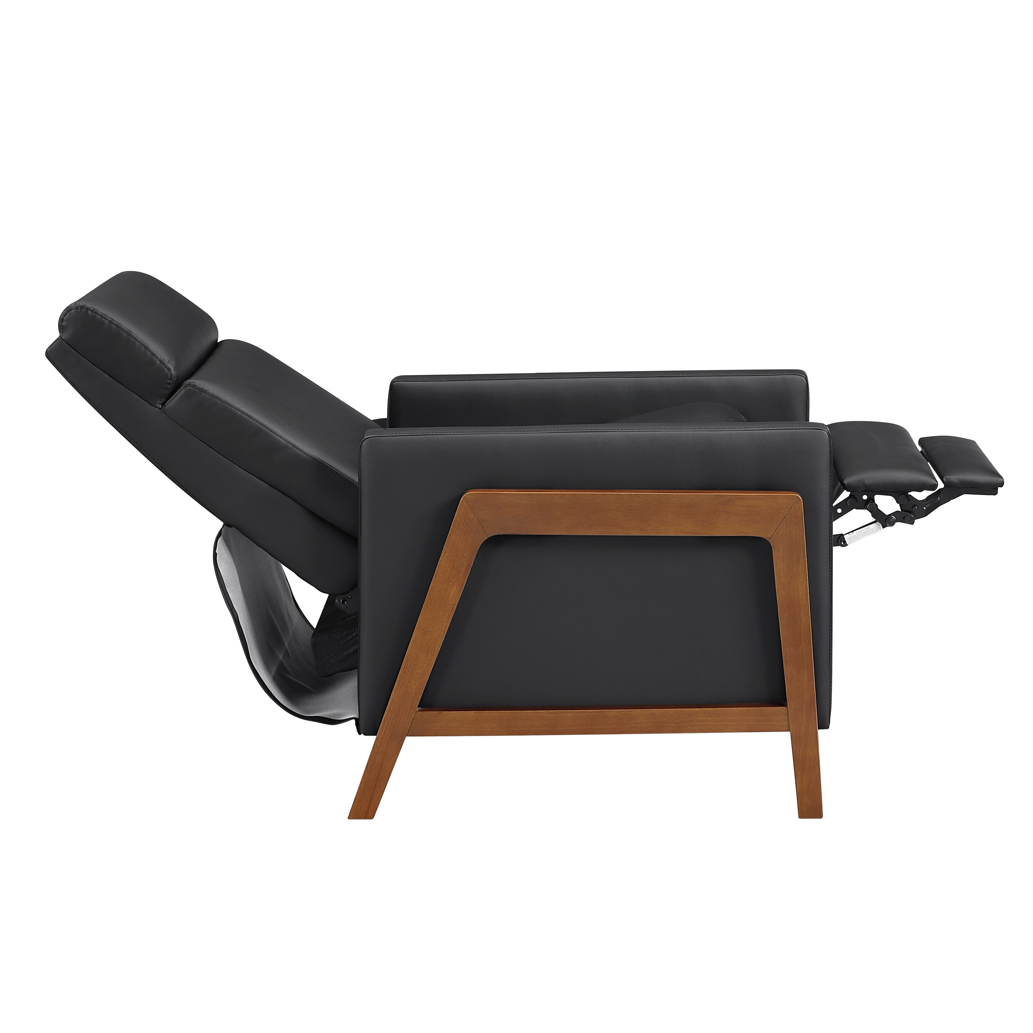 8489BLK-1PB Push Back Reclining Chair - 8489BLK-1PB