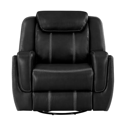 Littleton Black Double Reclining Living Room Set from Homelegance - Luna Furniture